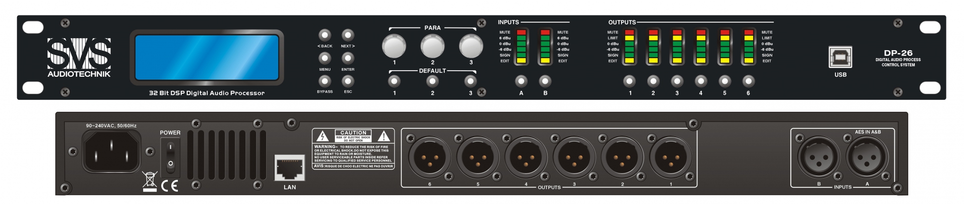 SVS Audiotechnik DP-26 Цифровой процессор: 2 входа 6 выходов в Магадане