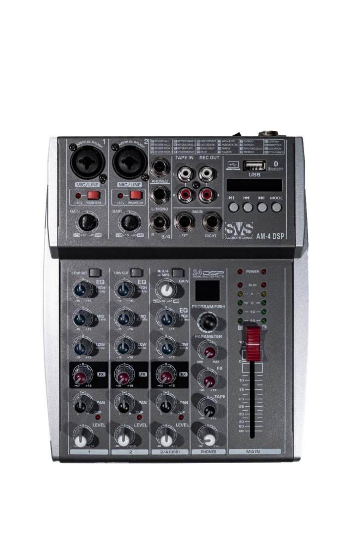 SVS Audiotechnik mixers AM-4 DSP Аналоговый микшерный пульт, 4-канала в Магадане