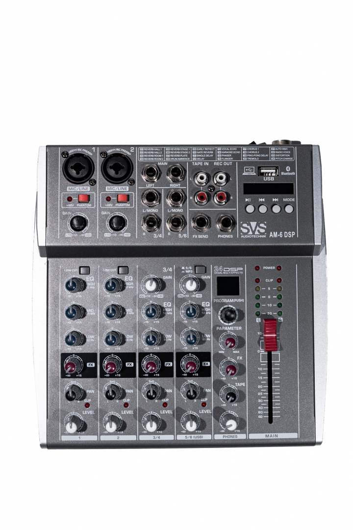SVS Audiotechnik mixers AM-6 DSP Микшерный пульт аналоговый, 6-канальный SVS Audiotechnik mixers в Магадане
