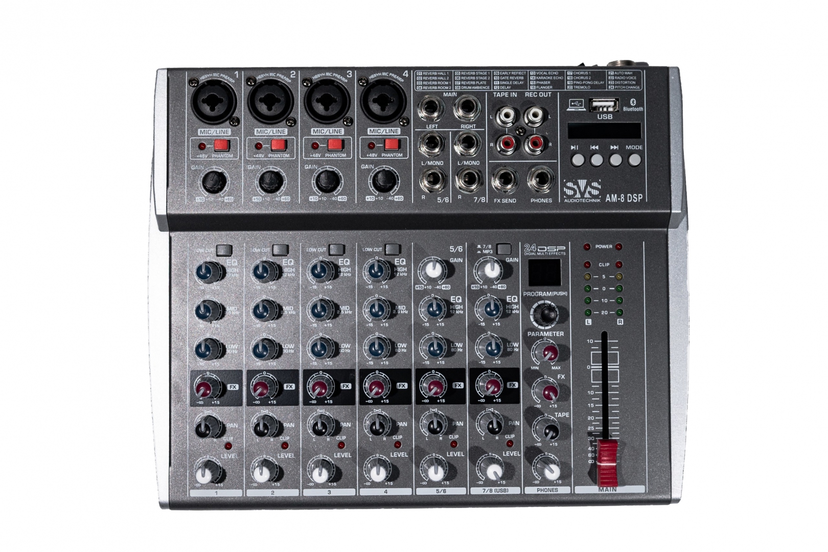 SVS Audiotechnik mixers AM-8 DSP Микшерный пульт аналоговый, 8-канальный в Магадане