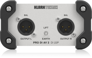 Klark Teknik DI 22P пассивный стерео директ-бокс в Магадане